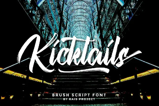 Kicktails font