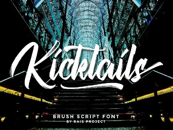 Kicktails font