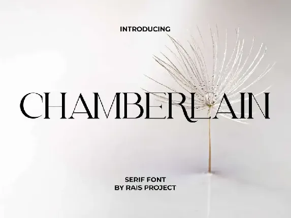 Chamberlain Demo font