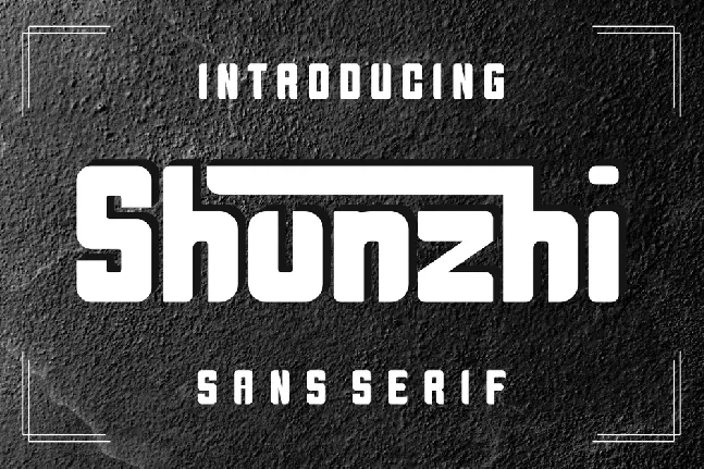 Shunzhi font