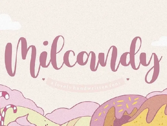 Milcandy Lovely Handwritten font