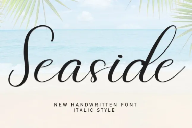 Seaside font