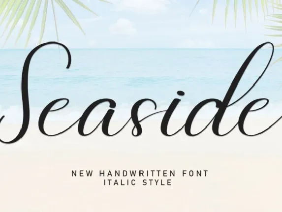 Seaside font