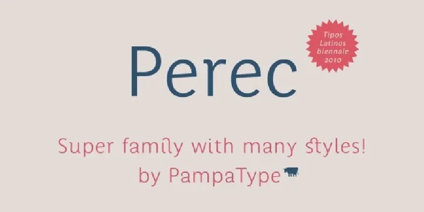 Perec Family font