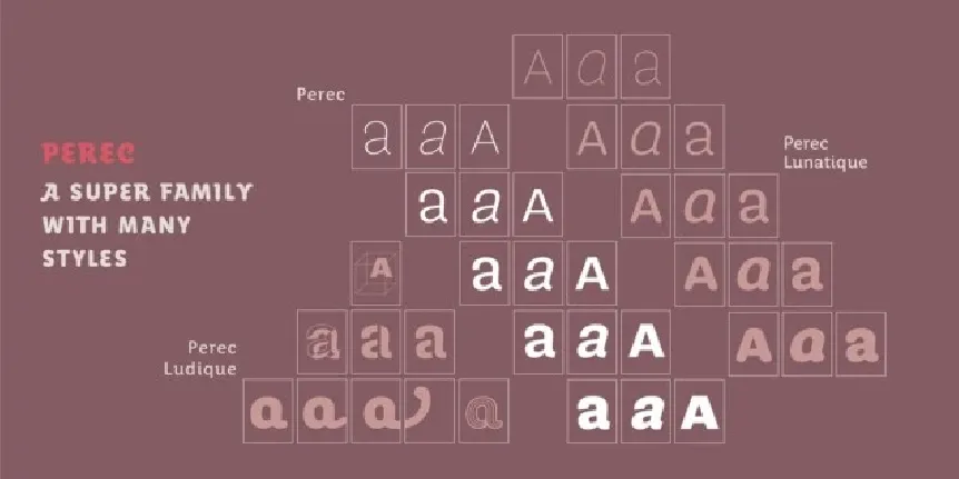 Perec Family font