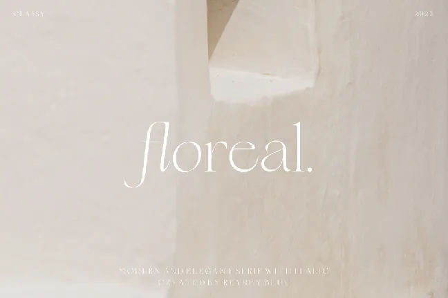 Floreal font