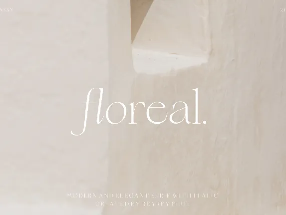 Floreal font