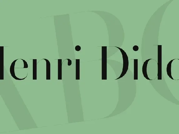 Henri Didot font