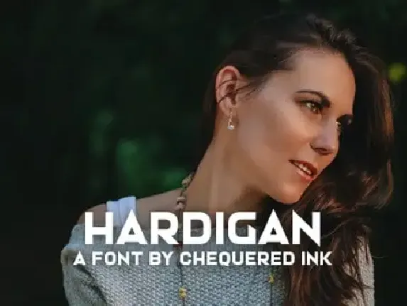 Hardigan Sans Serif font