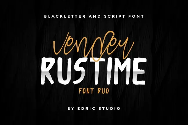 Vender Rustime Duo font