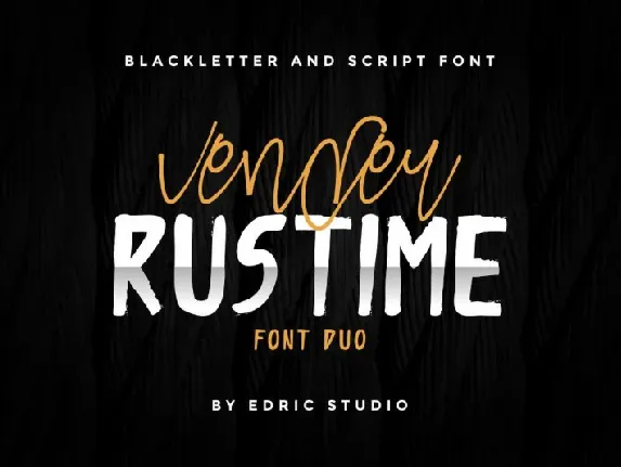 Vender Rustime Duo font