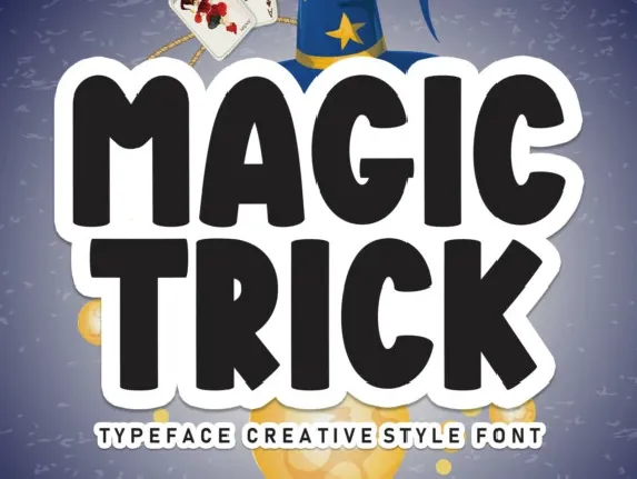 Magic Trick Script font