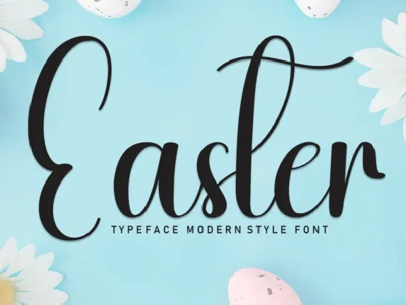 Easter Script font