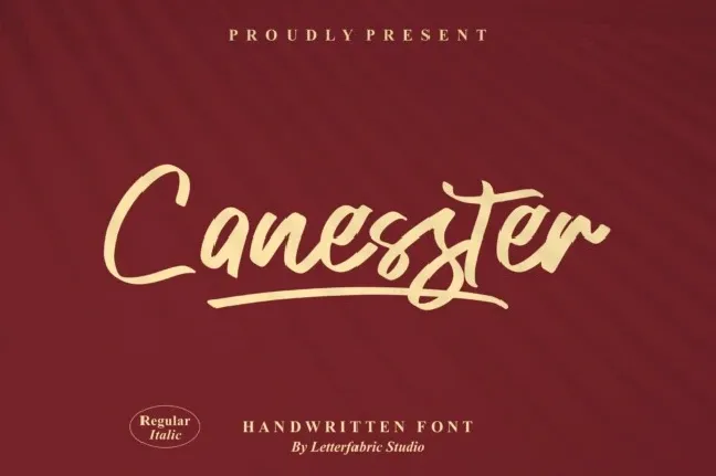 Canesster font