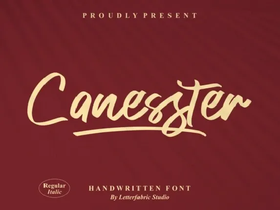 Canesster font