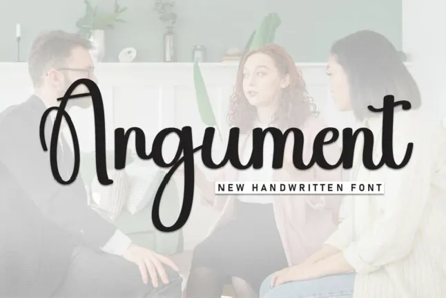 Argument Script font