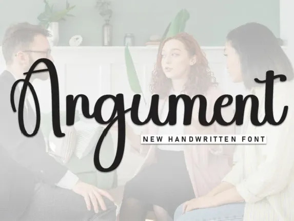 Argument Script font