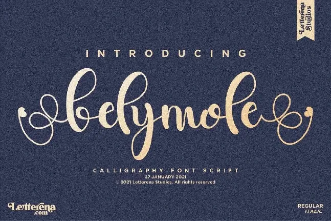 Belymole font