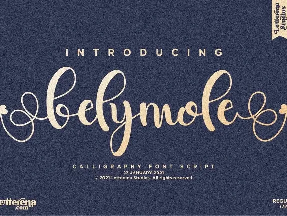 Belymole font