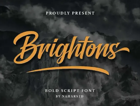 Brightons font