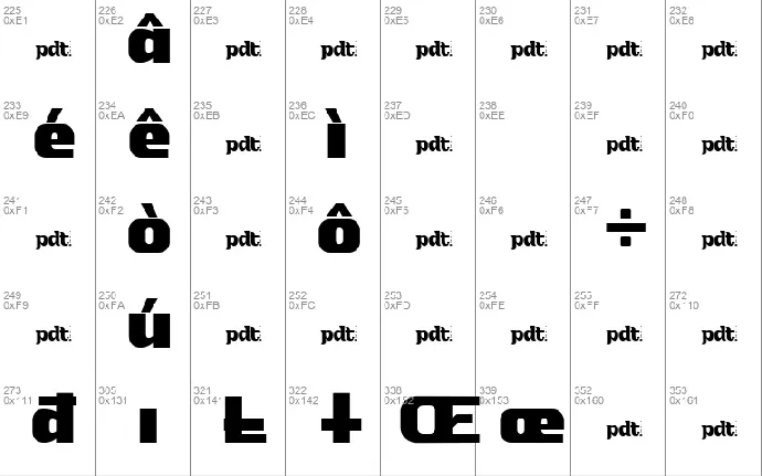 NEBORA font