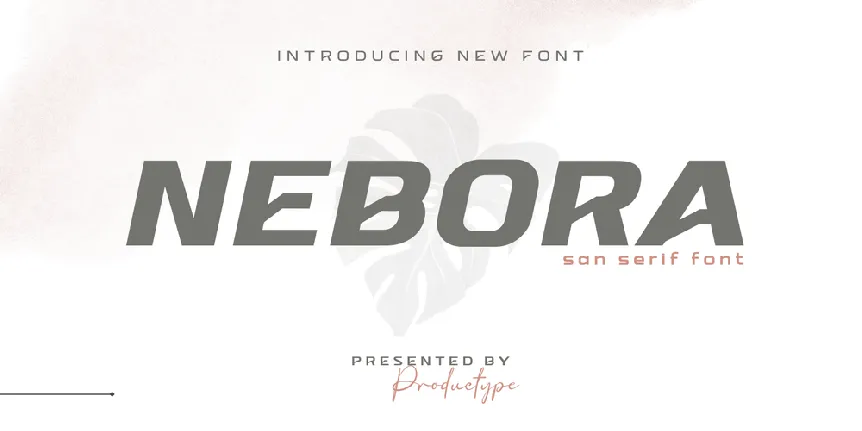 NEBORA font