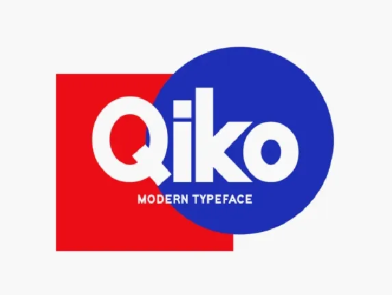 Qiko Modern Sans Serif Typeface font