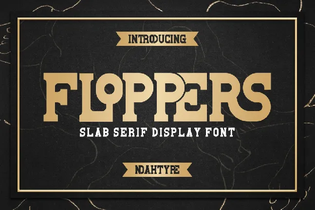 Floppers font