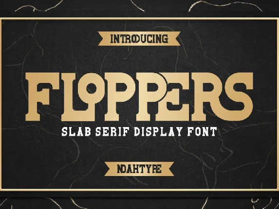 Floppers font