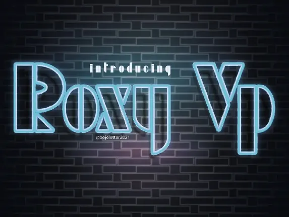 Roxy Vp font