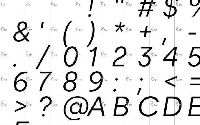 Protofo font