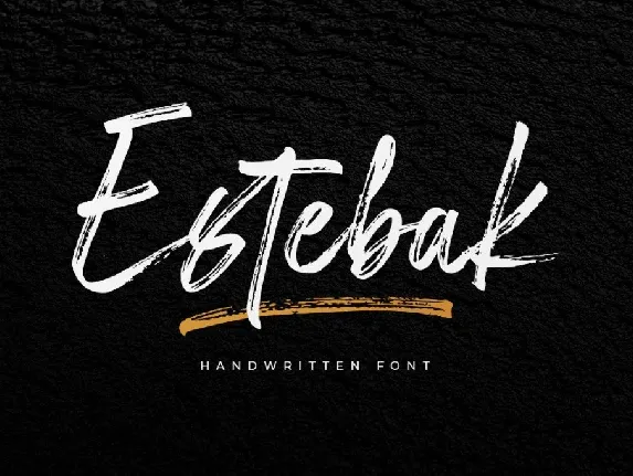 Estebak font