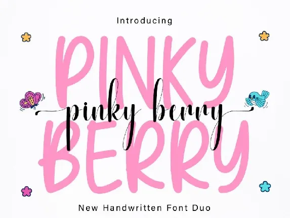 PINKY BERRY CUTE font