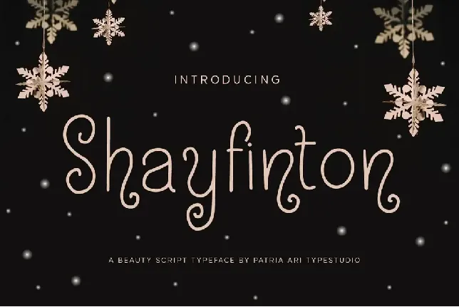 Shayfinton font