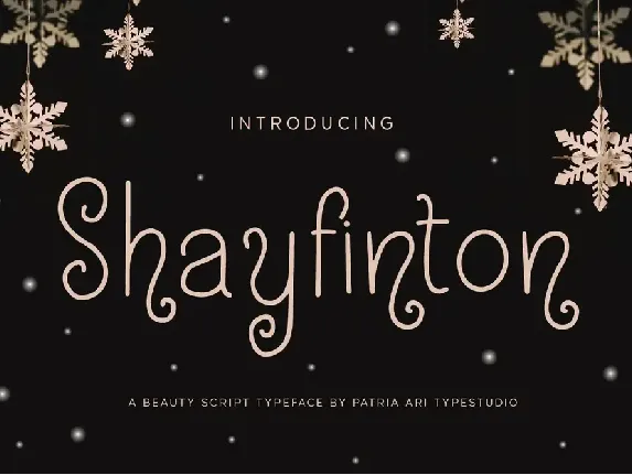 Shayfinton font