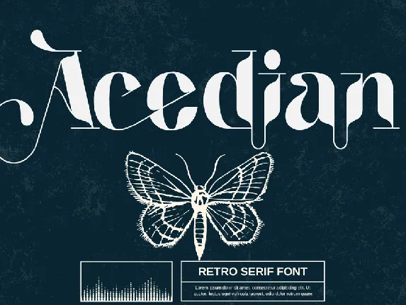 Acedian Demo font