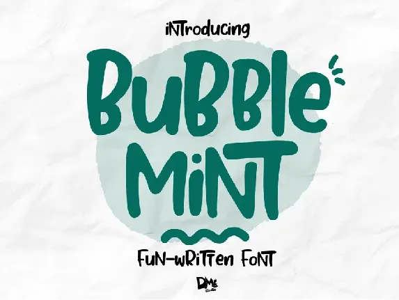 Bubble Mint font