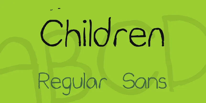 Children font