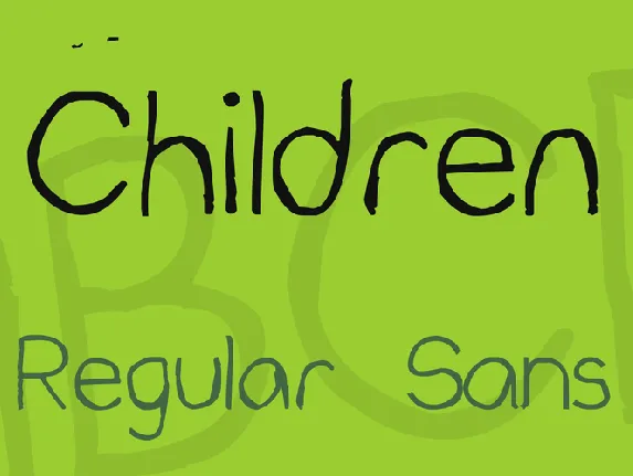 Children font