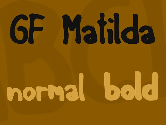 GF Matilda font