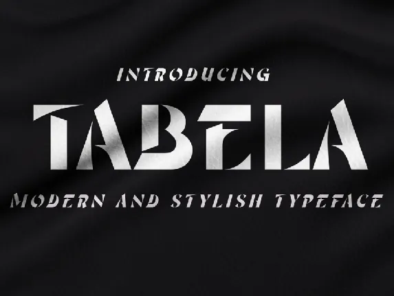 Tabela font