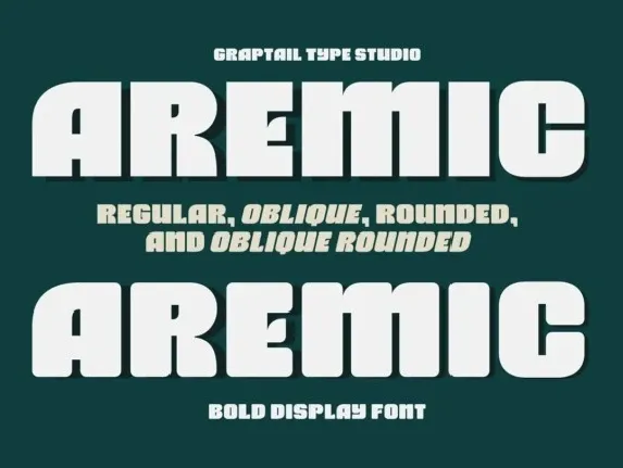 Aremic font