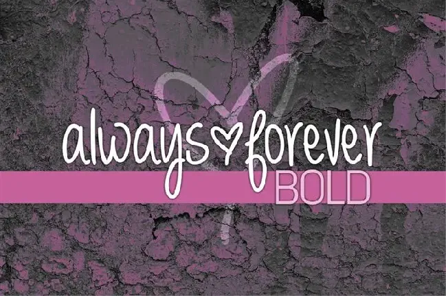 always forever font