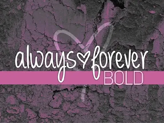 always forever font