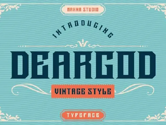 Deargod font