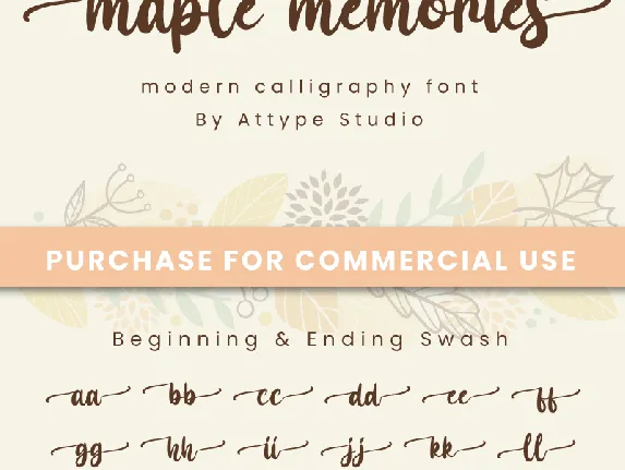 Maple Memories - Personal Use font