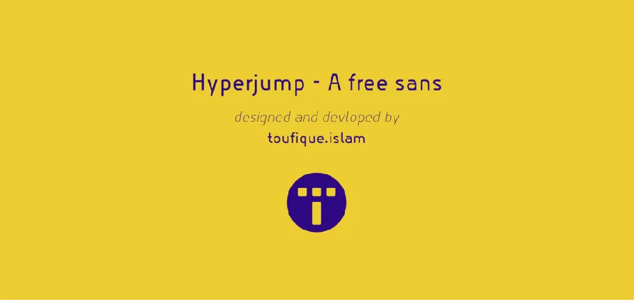 Hyperjump font