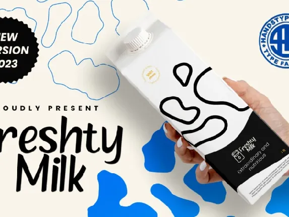 Freshty Milk font