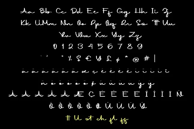 Lachony font