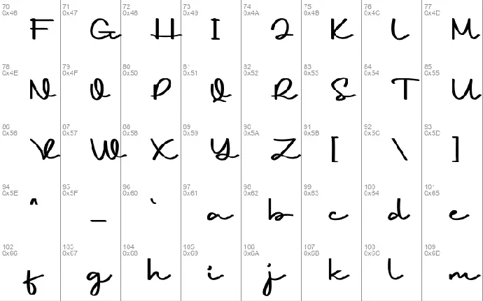 Lachony font